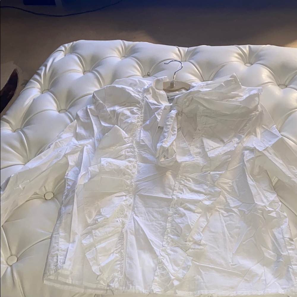 White tie blouse NWT